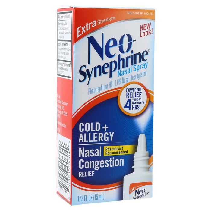 Neo-Synephrine Spray Cold & Sinus Extra Strength - 0.5 OZ