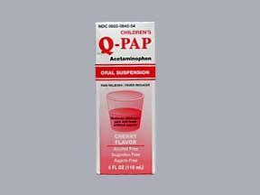Q-PAP CHL SUSP CHRY Q/P 4OZ
