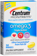 Centrum ProNutrients Omega3 600 mg MiniGels - 50 TAB