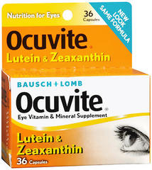 Bausch + Lomb Ocuvite Lutein & Zeaxanthin Capsules - 36 CAP