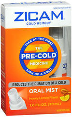 Zicam Cold Remedy Oral Mist Honey Lemon - 1 OZ