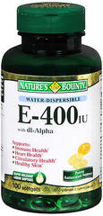 Nature's Bounty E-400 IU Softgels Water Soluble - 100 CAP