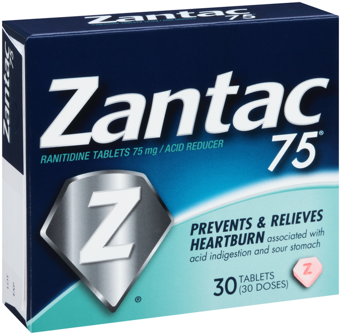 Zantac 75 Acid Reducer Tablets - 30 TAB
