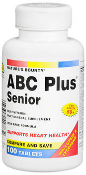 Nature's Bounty ABC Plus Senior Tablets - 100 TAB