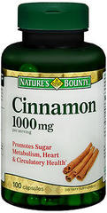 Nature's Bounty Cinnamon 1000 mg Per Serving Capsules - 100 CAP