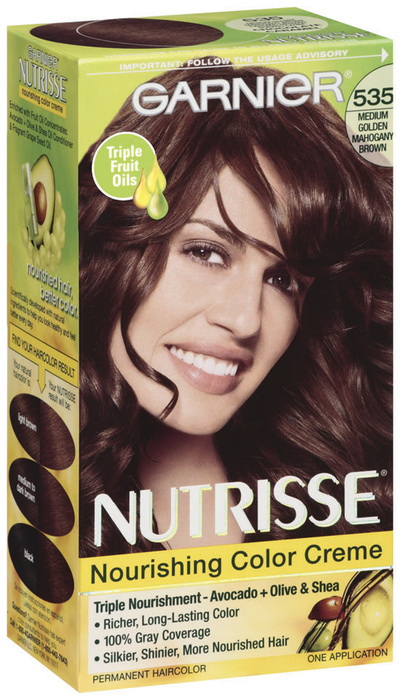 Garnier Nutrisse Nourishing Color Creme Permanent Haircolor 535 Chocolate Caramel Medium Golden Mahogany Brown 1 Ea