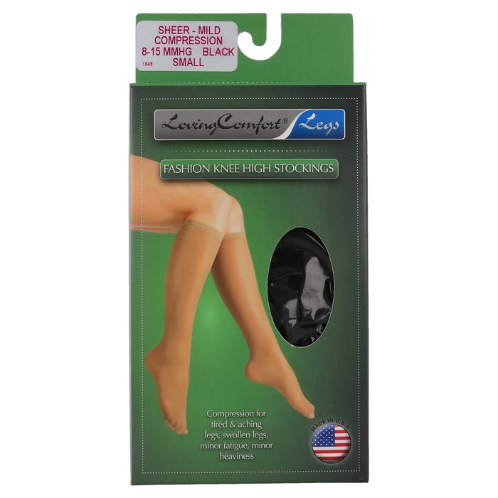 JOBST UltraSheer 8-15 mmHg Closed Toe Knee Support Stocking, Silky Beige,  Medium : : Health & Personal Care