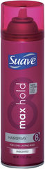 Suave Hairspray Aerosol Max Hold Unscented - 11 OZ
