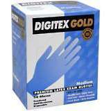 Digitex Gold Premium Latex Gloves Medium - 50 EA