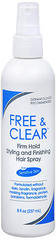Free & Clear Styling & Finishing Hair Spray Firm Hold - 8 OZ