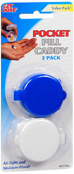 EZY Dose Pill Caddy, Pocket, Value Pack,2ea