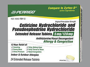 CETIRIZ D-12 TAB PERR 24
