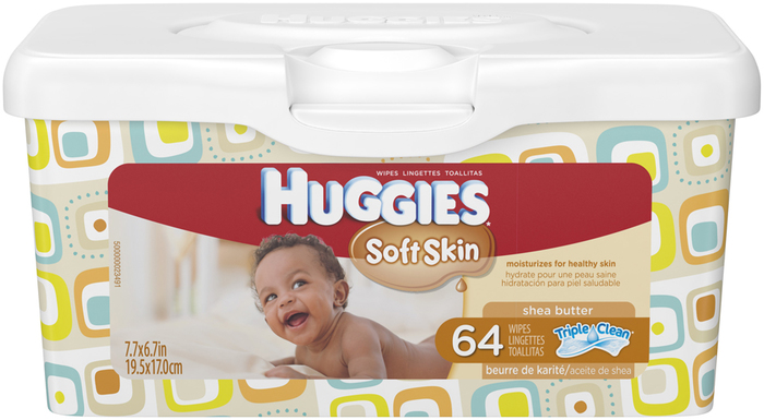 Huggies Soft Skin Wipes with Shea butter - Wipes - Nappies