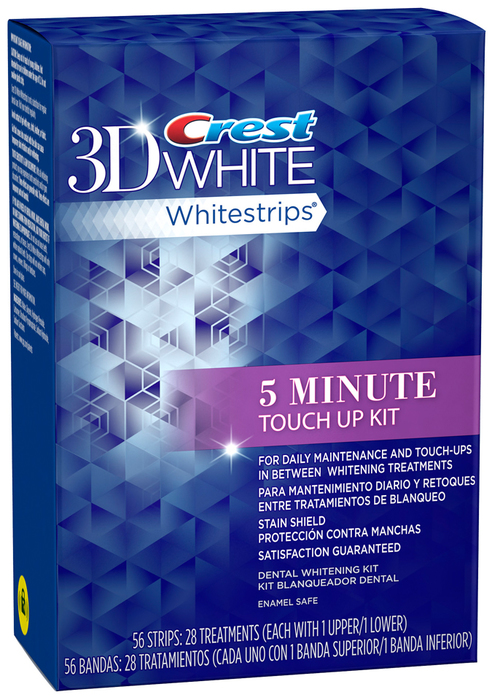 Crest 3D White Whitestrips 5 Minute Touch Up Kit - 28 EA