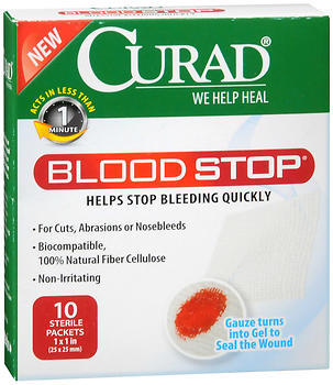 Curad Quickstop Bandages 1 Inch x 1 inch - 10 EA - Medshopexpress