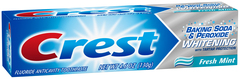 Crest Baking Soda and Peroxide Toothpaste Whitening Fresh Mint - 4.6 OZ