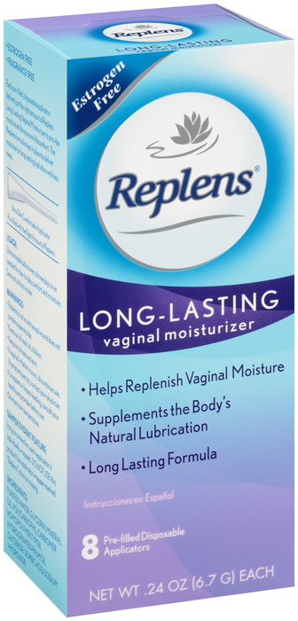 Replens Long Lasting Vaginal Moisturizer 8 Pre-filled Disposable  Applicators