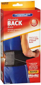 Mueller Back Brace - One Size, Inish Pharmacy