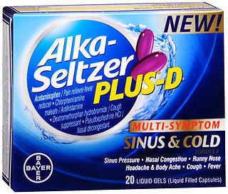 alka seltzer cold and sinus