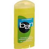Ban Anti-Perspirant Deodorant Invisible Solid Satin Breeze - 2.6 OZ
