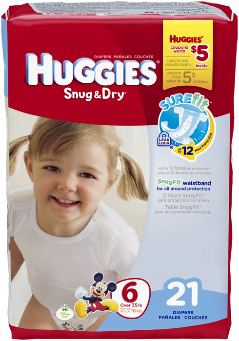 Huggies Snug Dry Diapers Size 6 21 Ea Medshopexpress