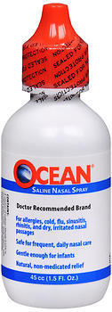 OCEAN Saline Nasal Spray - 1.5 OZ - Medshopexpress