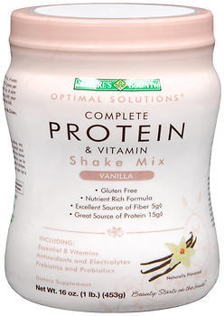 Nature's Bounty Shake Mix, Complete Protein & Vitamin, Vanilla - 16 oz