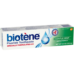Biotene Dry Mouth Toothpaste Gel Gentle Mint - 4.3 OZ
