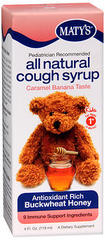 Maty's All Natural Cough Syrup Kids Caramel Banana Taste - 4 OZ