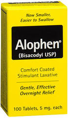 Alophen Stimulant Laxative Tablets - 100 TAB