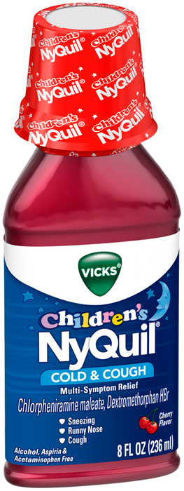 Vicks Cherry Flavor Jarabe Cough and Congestion Cold Medicine, 8 oz - Ralphs