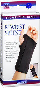 FLA Orthopedics Pro-Lite 8" Wrist Splint 22-451SMBLK - 1 EA