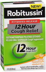 Robitussin Lingering Cold Long-Acting Cough Liquid - 4 OZ