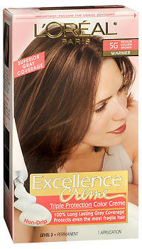 L'Oreal Excellence Creme - 5G Medium Golden Brown - 1 EA