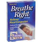 Breathe Right Nasal Strips, Tan, Small/Medium  - 12ea