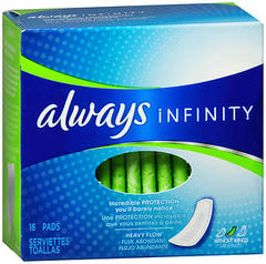 Always Infinity Pads without Wings Heavy Flow - 16 EA