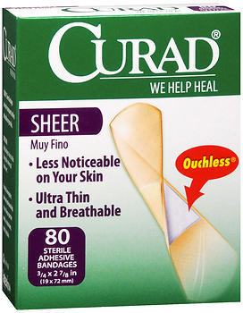 Curad Sheer Bandages - 80 EA