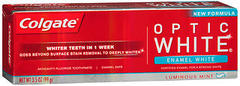 Colgate Optic White Toothpaste Enamel White Luminous Mint - 3.5 OZ
