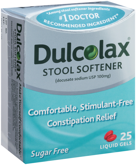 Dulcolax Stool Softener Liquid Gels 25 CAP