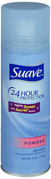 Suave 24 Hour Protection Anti-Perspirant Deodorant Spray Powder - 4 OZ