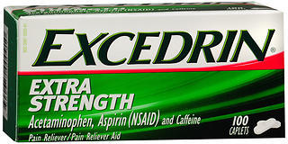 EXCEDRIN CAP EXT/STR 100