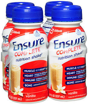 Ensure Complete Nutrition Shakes Vanilla - 12 EA