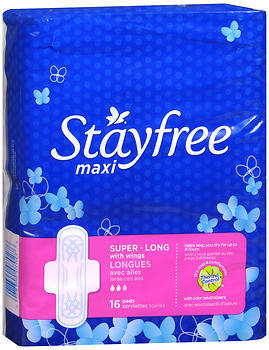 Maxi Pads Overnight with Flexi-Wings, 16 Pads