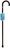 Carex Walking Cane A711-00 - 1 EA image 0