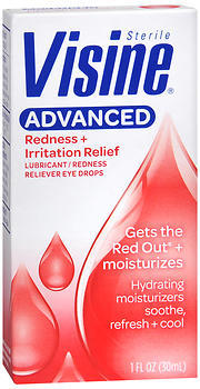 Visine Advanced Redness + Irritation Relief Eye Drops - 1 OZ