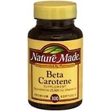 Nature Made Beta Carotene Softgels - 300 CP