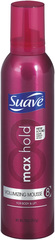 Suave Mousse Volume and Control Maximum Hold - 9 Ounces