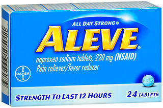 Aleve Pain Reliever/Fever Reducer, Tablets  - 24ea