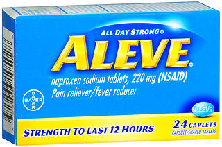 Aleve Pain Reliever/Fever Reducer, Caplets  - 24ea