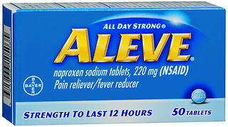 Aleve Pain Reliever/Fever Reducer, Tablets  - 50ea